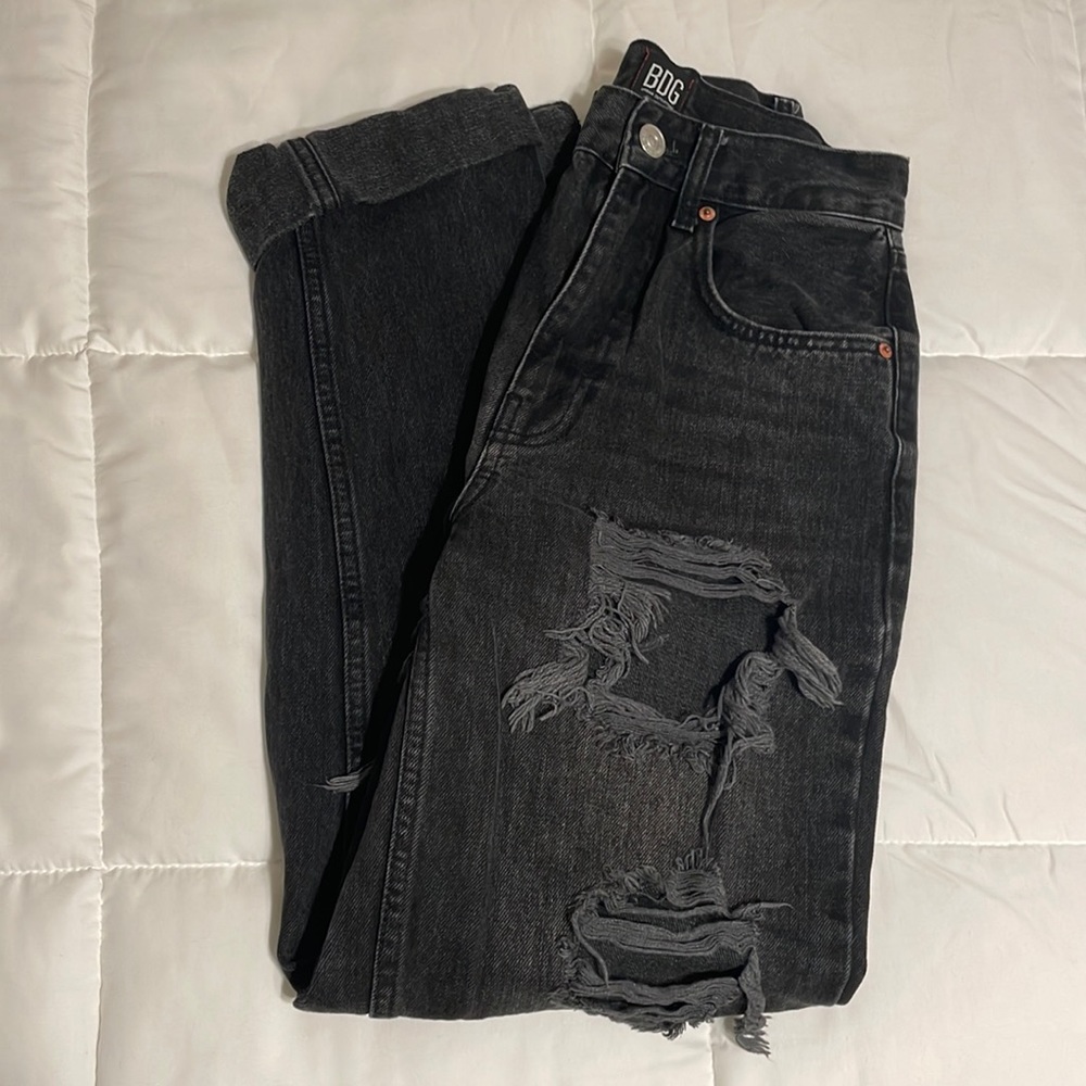 BDG Black High Rise Baggy Jeans
